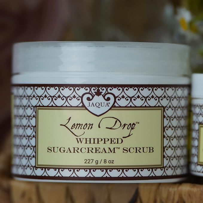 JAQUA Beauty Lemon Drop Handmade Whipped Organic Sugarcream Scrub