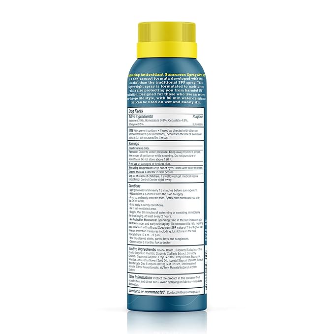 Oars + Alps SPF 50 Face & Body Broad Spectrum Sunscreen Spray | Fast-Absorbing, Lightweight, Non-Greasy, Hawaii Reef Act 104 Compliant, Water-Resistant, Octinoxate + Oxybenzone Free, 6 Oz, 2 Pack