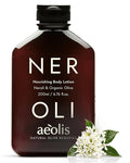AEOLIS Nourishing Body Lotion with Neroli & Olive Leaves – Hydrating Moisturizer with Aloe Vera, Shea Butter & Vitamins – Non-Greasy, Vegan Skincare for All Skin Types – 6.76 fl oz