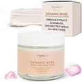 Rose Face Scrub with Pumice – Gentle Vegan Exfoliator for Radiant Skin, Natural Facial Polish with Organic Rose Water & Shea Butter – 60ml