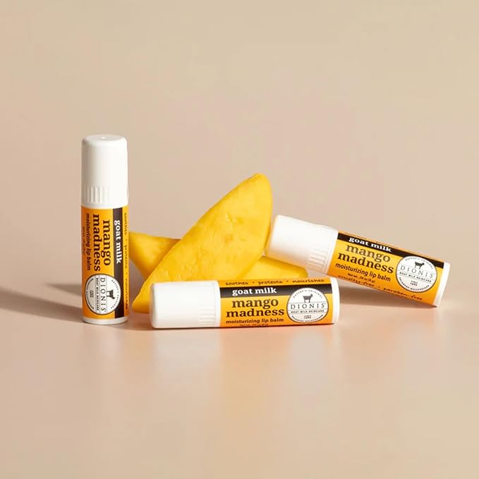 Dionis Goat Milk Lip Balm Mango Madness 0.28oz (Pack of 6)