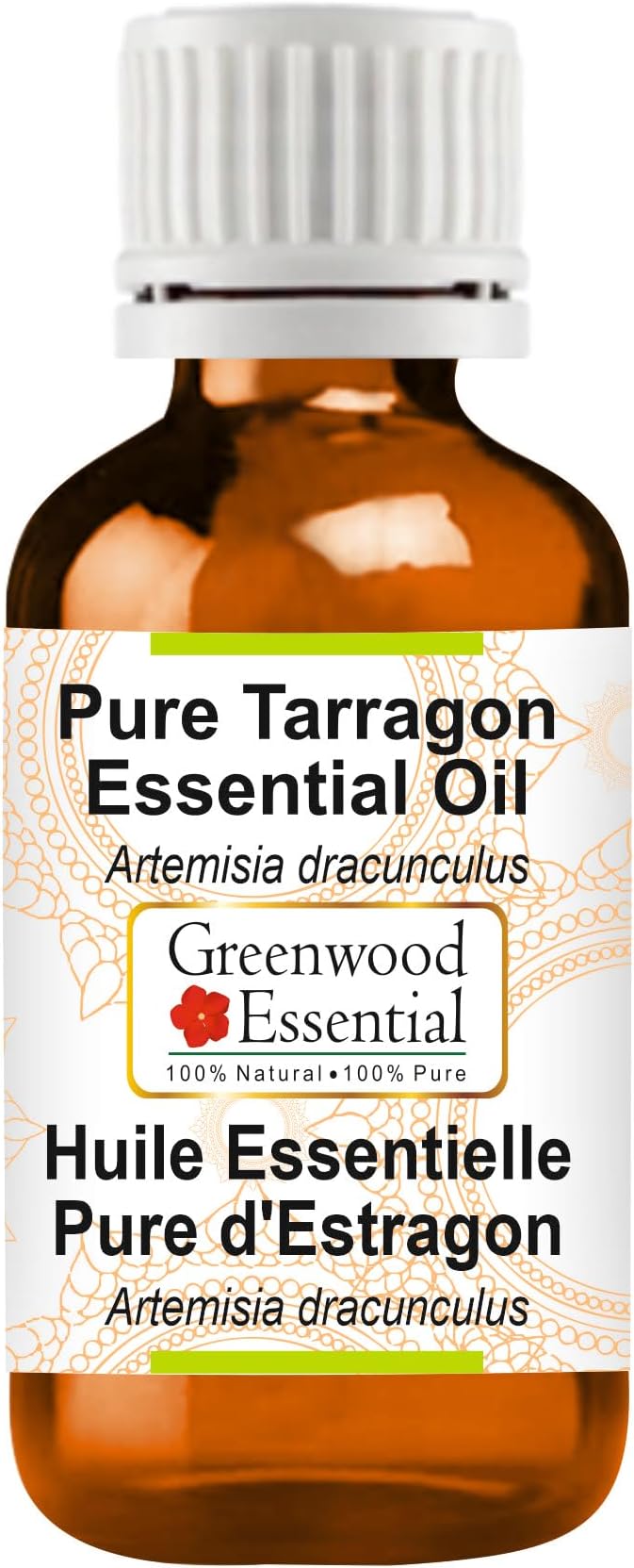 Greenwood Essential Pure Tarragon Essential Oil (Artemisia Dracunculus) Steam Distilled 15ml (0.50 oz)