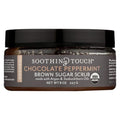 Soothing Touch Scrub - Organic - Sugar - Chocolate Peppermint Brown Sugar - 8 oz-95%+ Organic-Gluten Free-Dairy Free-Yeast Free-Wheat Free-
