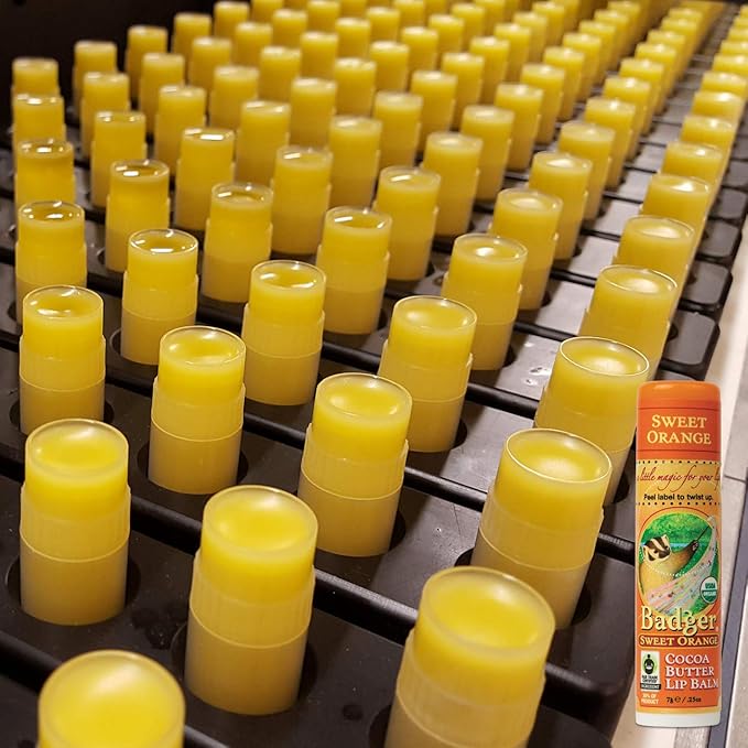 Badger Sweet Orange Cocoa Butter Lip Balm - .25oz Stick