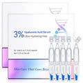 3% Hyaluronic Acid Serum, Ultra Hydrating Serum for face, Hyaluronic Acid Tubes | Pre-makeup SkinCare | Single-Use Hydrating Vials Skincare for Dry & Sensitive skin, 60 Count