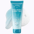 Exfoliating Face Scrub with Hyaluronic Acid & BHA + AHA - Dermatologist Tested, Anti Aging Korean Skin Care - Deeply Cleanses Pores & Smooths Texture - Vegan Clean Beauty - 6.76 Fl Oz