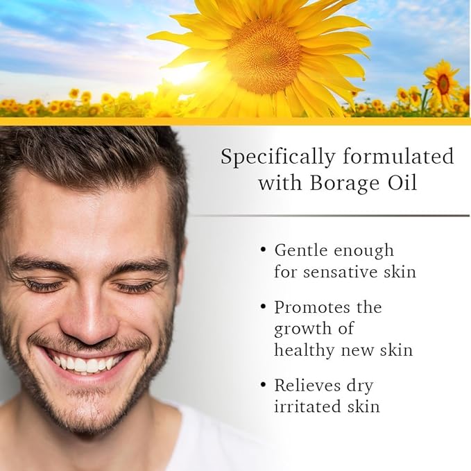 ShiKai Borage Therapy - Daily Facial Moisturizer, Plant-Based Moisturizer For Sensitive & Problematic Skin, Borage Oil Repairs & Rebuilds Skin (Fragrance-Free, 3 Ounces)
