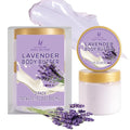 Lavender Body Butter, Shea Body Butter for Women Dry Skin, Natural Lavender Lotion for Body Care Smell Good-3.4floz+6.8 floz(100ml+200ml)