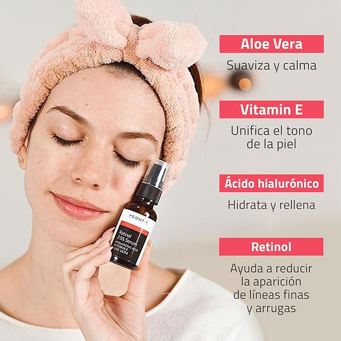 YEOUTH Retinol Serum for Face with Hyaluronic Acid & Vitamin E, Hydrating Retinol Face Serum for Women & Men, Facial Skin Care for Even Skin Tone - 1oz
