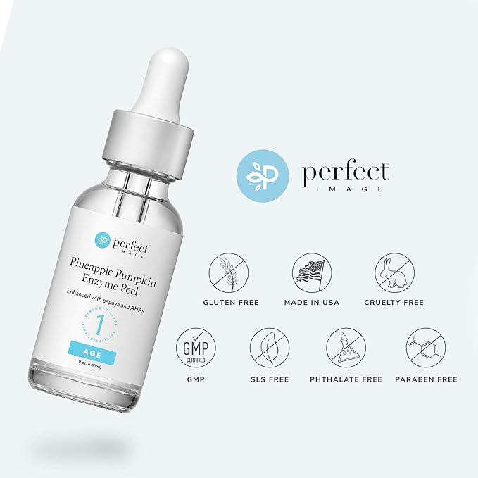 Pineapple Pumpkin Enzyme Skin Peel 1 oz - Enhanced with Papaya Extract & Alpha Hydroxy Acids (Professional Chemical Peel)