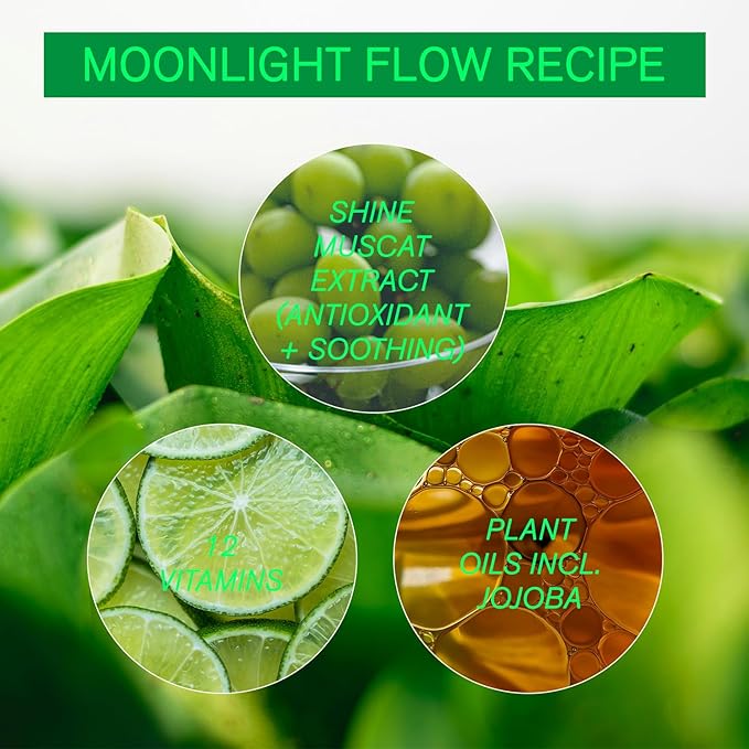 URBANAND Moonlight Flow Oil-to-Foam Cleanser, Vegan Skin Care, Makeup Deep Cleansing Oil, All In One Foaming Facial Cleanser, Korean Skin Care (5.07 fl oz.)