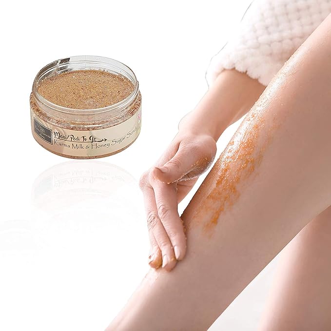 karma organic Natural Sugar Scrub-cruelty-free exfoliating scrub for women