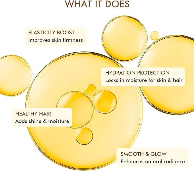 Majestic Pure Coconut & Vanilla Formula Vitamin E Body Oil 8 Fl Oz - 100% Pure and Natural- Cold Pressed & Hexane Free Natural Hair Growth Oil for Eyelashes, Eyebrows, Skin, Body, Face, Nails & Scalp