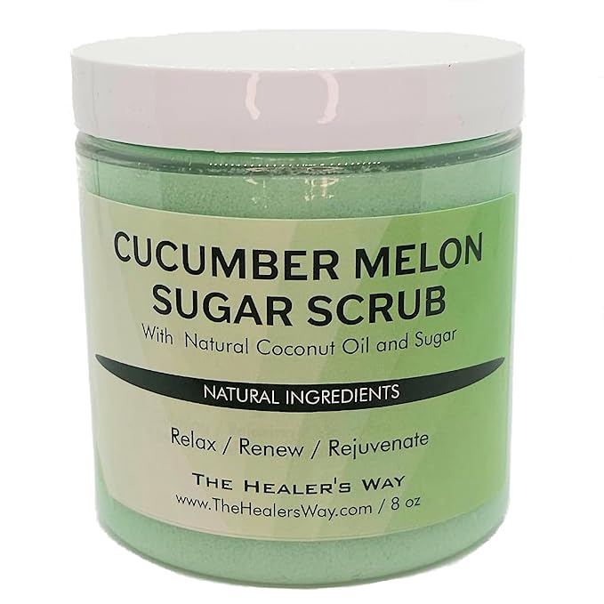 Cucumber Melon Sugar Scrub (8oz, Cucumber Melon)