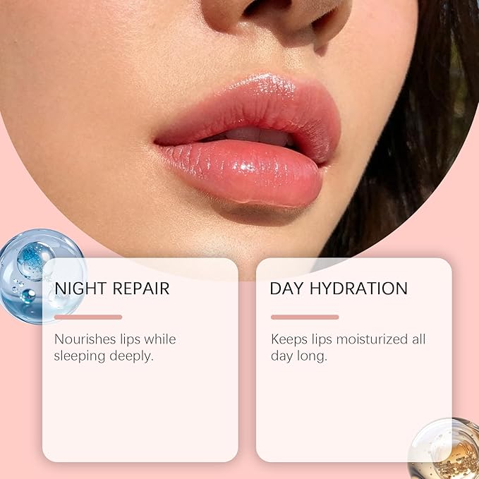 Berry Hydrating Overnight Lip Mask – Nourishing Lip Sleeping Mask with Vitamin E & Strawberry Extract – Lightweight Non-Sticky Night Lip Treatment for Soft Smooth Lips (1)