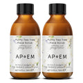 APoEM Purify Tea Tree Face Scrub 2-Pack (2×150ml) – Gentle Exfoliating Facial Scrub for Blackhead Removal, Dark Spot Reduction & Pore Cleansing | Brightening, Oil Control | Natural Botanical Skincare
