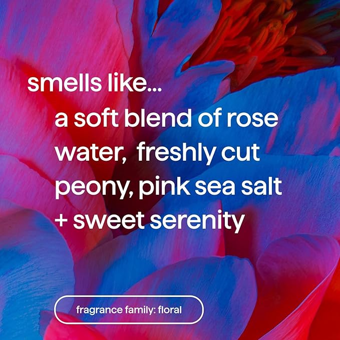 Method Body Lotion, Pure Peace, Rose Water, Peonies + Pink Sea Salt notes, 24 Hours of Moisture, 14 oz,(Pack of 2)
