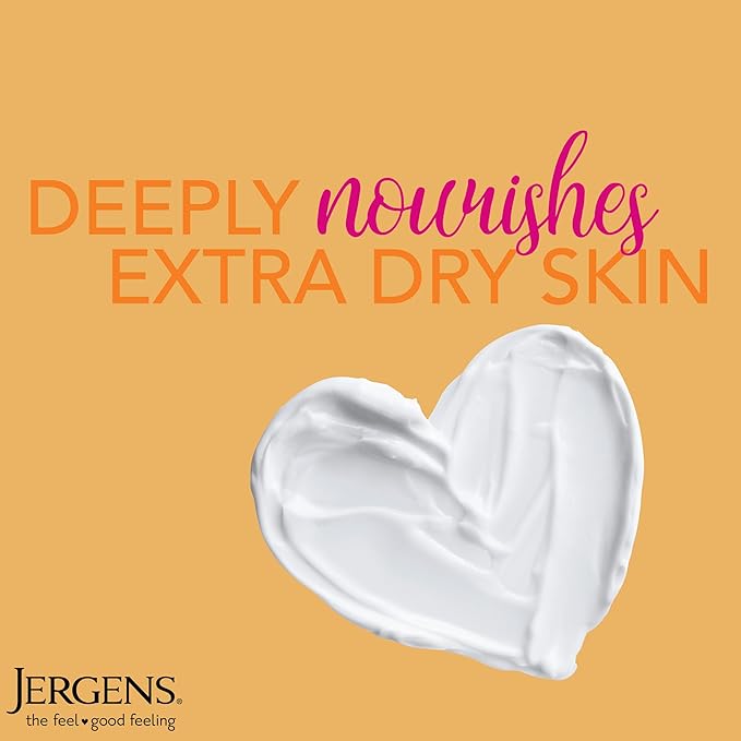 Jergens Ultra Healing Dry Skin Moisturizer, Body and Hand Lotion for Dry Skin, for Quick Absorption into Extra Dry Skin, with HYDRALUCENCE blend, Vitamins C, E, and B5, 32 Ounce (Pack of 2)