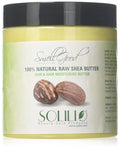 SmellGood - Pure Unrefined Shea Butter, totally natural and organic, yellow color, packed in 16 oz Jar, 6 Units
