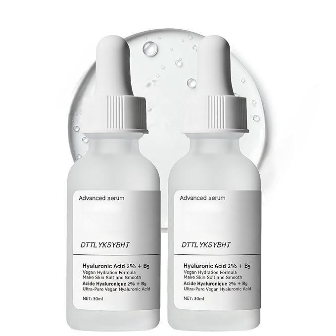 Hyaluronic Acid for Face 2% + Vitamin B5 Serum, Ultra Hydrating & Plumping Face Serum, Anti-Aging Skin Care for Women & Men - Daily Hydration to Smooth Fine Lines and Wrinkles 30ml (2)
