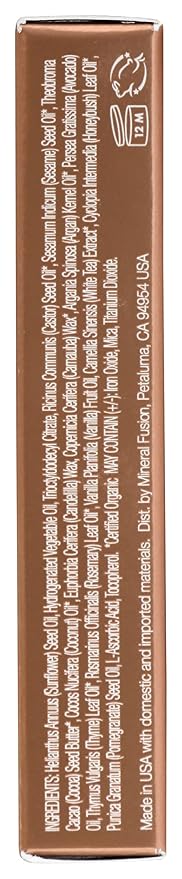 Mineral Fusion Lipstick Butter, Luscious, 0.06 Ounce