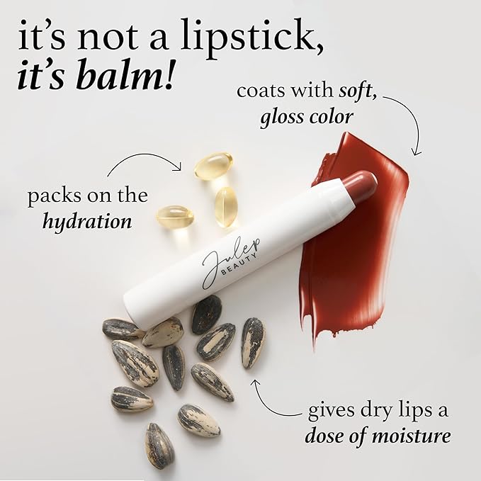 Julep It's Balm Tint of Color Lip Balm - Cherry Wood Creme | Hydrating Lip Color with Vitamin E Core | Natural Gloss Finish | Vegan & Cruelty-Free