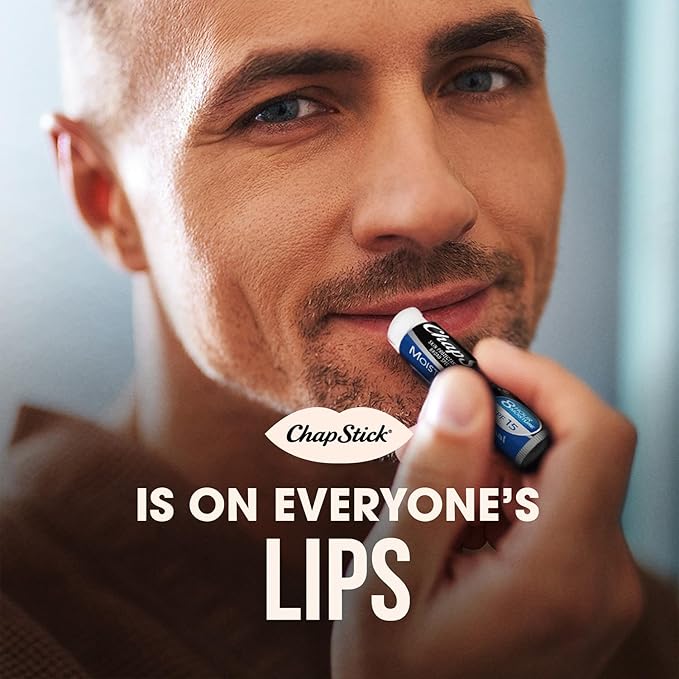 ChapStick Moisturizer 2-in-1 Lipcare 6-Pack (3 Original, 3 Cool Mint) – 8-Hour Lip Balm with Broad Spectrum SPF, Aloe & Vitamin E, 0.15 Ea