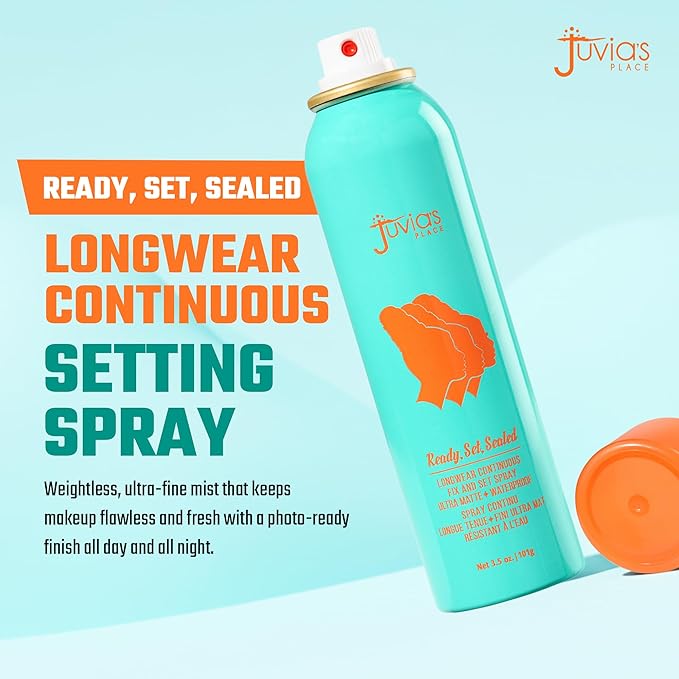 Juvia's Place - Longwear Continuous Mattifying Setting Spray - Ready Set Sealed