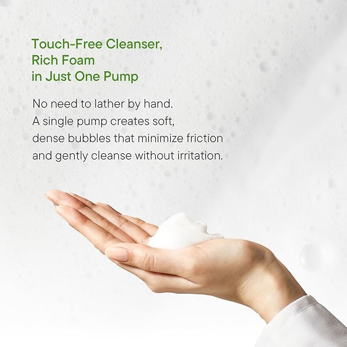 IUNIK Centella Bubble Foaming Vegan Facial Cleanser - 69% Centella Asiatica Extract, Soothing, Moisturizing, Exfoliating, Removes Pore Blackheads, Whiteheads, 5.07 Fl Oz