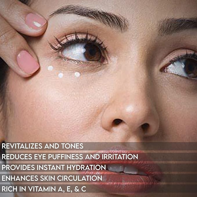 Shira Shir-Organic Pure Cucumber Eye Cream For Dark Circles Eye Puffiness Wrinkles Instant Hydration Anti Aging Eye Cream for All Skin Type (15 ML)