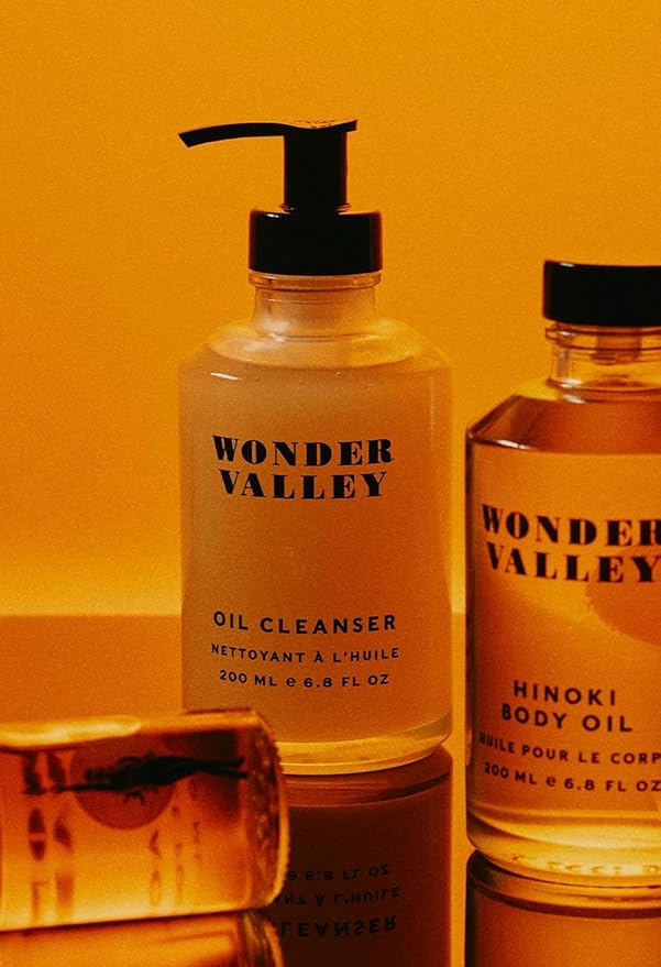 WONDER VALLEY - Oil Cleanser | Vegan, Cruelty-Free, All Skin Types | Cleanses and Hydrates All Skin Types (6.8 fl oz | 200 ml)