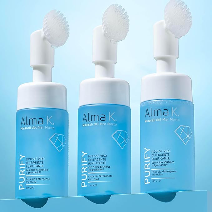 ALMA K Pore Cleansing Foaming Mousse - Gentle Face Cleanser for Women - Hydrating Facial Cleanser with Salicylic Acid - Face Wash for Women - 3.4 oz