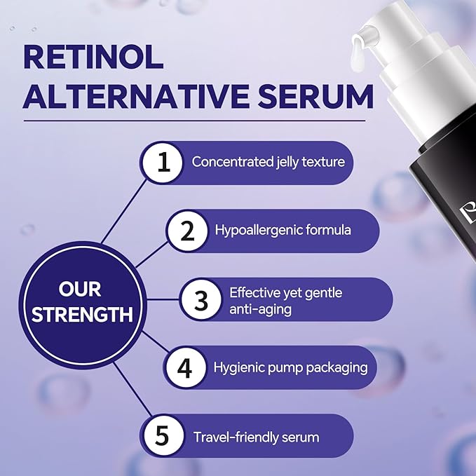 Peptides Serum with Hyaluronic Acid for Fine Lines and Wrinkles, Collagen Boosting Hydrating Serum, Anti-aging for All Skin Types, Fragrance Free, 1.35 Fl. Oz