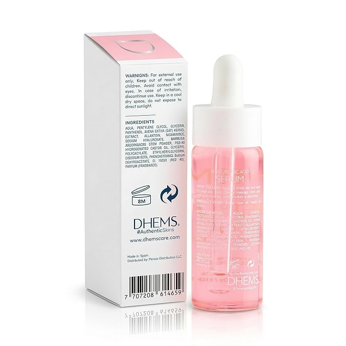 Hyaluronic Acid Serum with Bamboo & Oat, Barrier Repair Hydration Formula with Vitamins B3 & B5 for Firmness, Elasticity & Smoother Skin, 1.01 fl oz