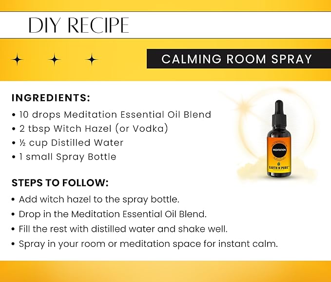 Earth N Pure Essential Oil Blend for Meditation 50 ml