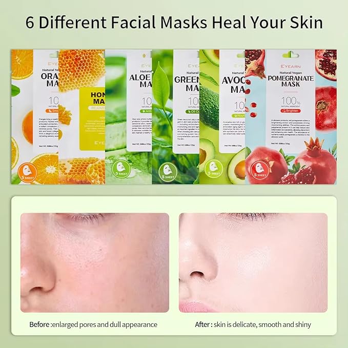 Herbal Face Sheet Masks