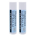 Plantlife Peppermint Lip Balm 2 Pack - Organic Made with Beeswax, Calendula & Chamomile - Soothing Balm for Chapped Lips - Moisturize Lips & Works on Minor Cuts - Made in California