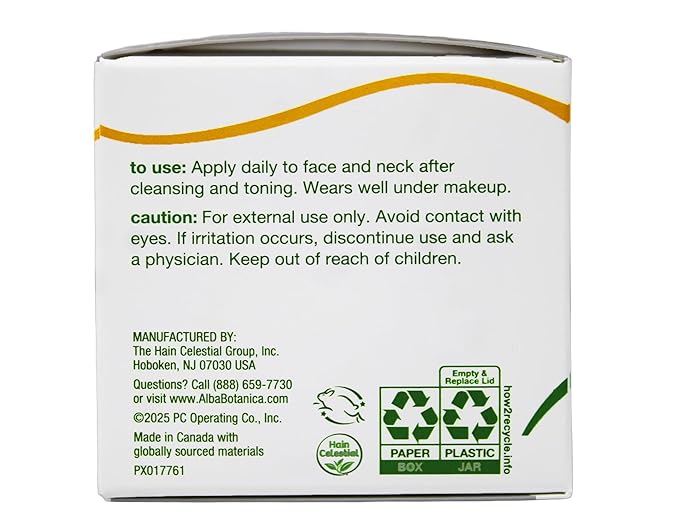 Alba Botanica Daily Oil-Free Hydrating Moisturizer, 3 Ounce (Pack of 2)