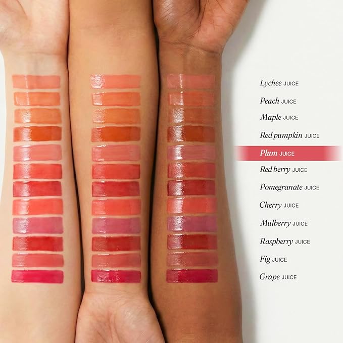 INGA Water Glow Melting Balm - Hydrating Tinted Lip Balm with Soft, Melt-On Texture, Natural Sheer, Glass-Like Finish with Non-Sticky, Lightweight Comfort (PLUM JUICE)