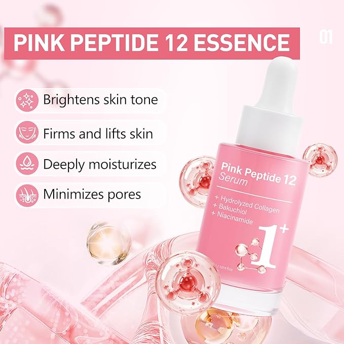 Advanced Multi-Peptide & Bakuchiol Anti-Aging Serum - Niacinamide, Copper Peptides, Hyaluronic Hydration, Visibly Firms Skin & Reduces Fine Lines - 1 fl oz