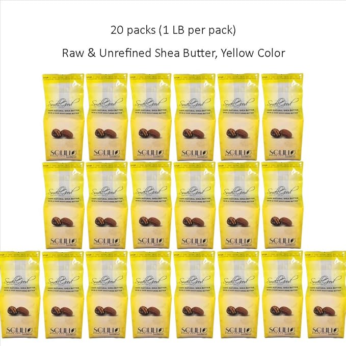 Raw AFRICAN Shea Butter 20lb LOW COST SHIPPING