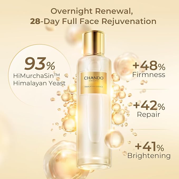 CHANDO Himalaya Himalayan Essence (110ml/3.72oz) - Skin Collagen Recovery Hydrating Facial Essence Toner, Skin Renewal Boosting for Radiant Complexion