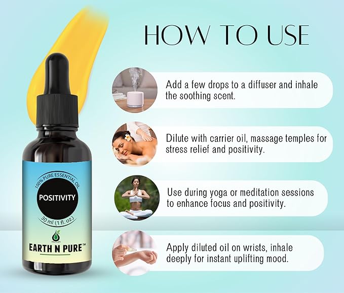 Earth N Pure Essential Oil Blend for Positivity 30 ml