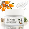Birch Sap Face Cream – Peptides, CoQ10, Arginine and sea buckthorn; fragrance-free; made in Finland - COSMOS Organic Certified sensitive-skin formula 50 ml (1.69 oz)