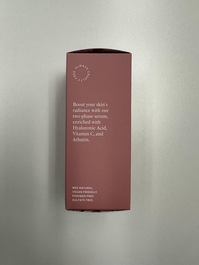 VASANTI Glow Boosting Brightening Serum – Vitamin C Face Serum with Arbutin, Bearberry & Antioxidants for Radiant Complexion, Even Skin Tone, Dark Spot Reduction & Hydrated, Glowing Skin – 30mL