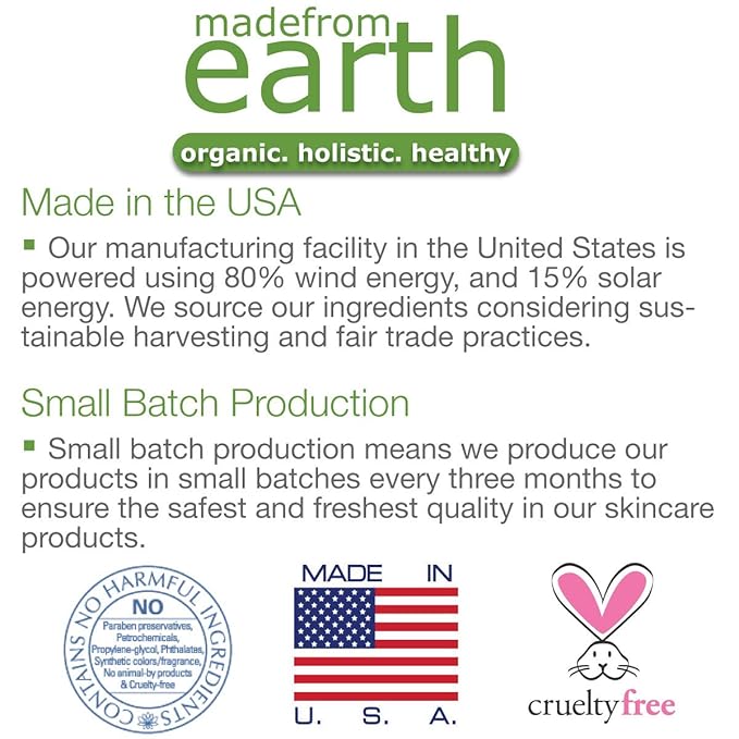 Made from Earth Cucumber Cooling Gel – Organic Aloe Vera & Vitamin C for Face & Body – 4 oz.