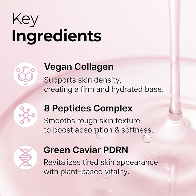 Triple Lift Glow Booster Serum 200ml Vegan Collagen 8Peptides Vegan PDRN