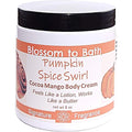 Blossom to Bath Pumpkin Spice Swirl Cocoa Mango Body Cream (8 Ounce) - Phthalate Free Fragrance - Feels Like A Lotion And Works Like A Butter with a Warm Spicy Vanilla Scent