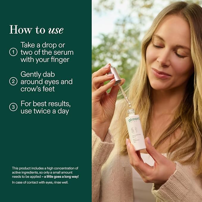 Restorative Eye Serum, 30mL | Brightening & Firming Eye Treatment | Reduces Dark Circles, Puffiness & Fine Lines | Nutrient-Rich, Collagen-Activating Formula | Clean, Vegan Skincare
