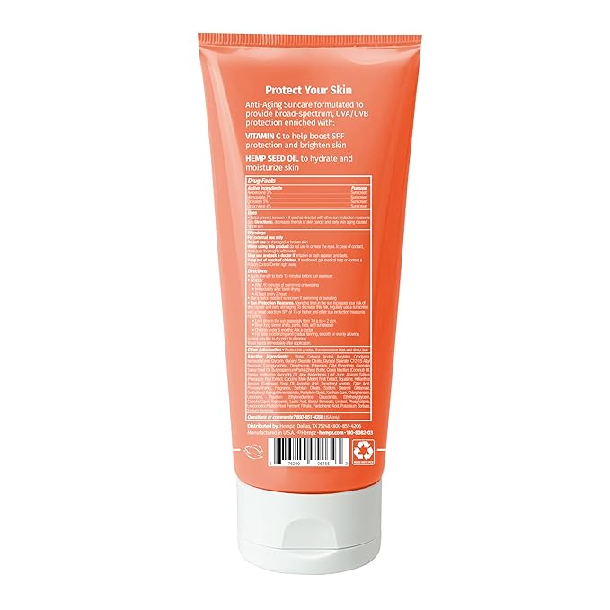 Hempz Daily Body Sunscreen SPF 30, Sweet Pineapple and Honeymelon, Reef Safe, Vegan, Dermatologist Tested, 6 oz (Pack of 2)